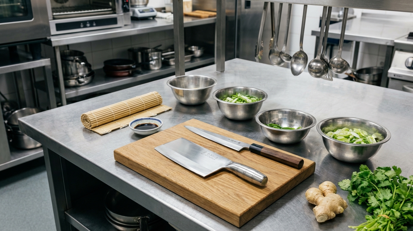 Couteaux pour Cuisine Asiatique : Quels Modèles Choisir pour Cuisiner Wok, Sushi et Thaï ?