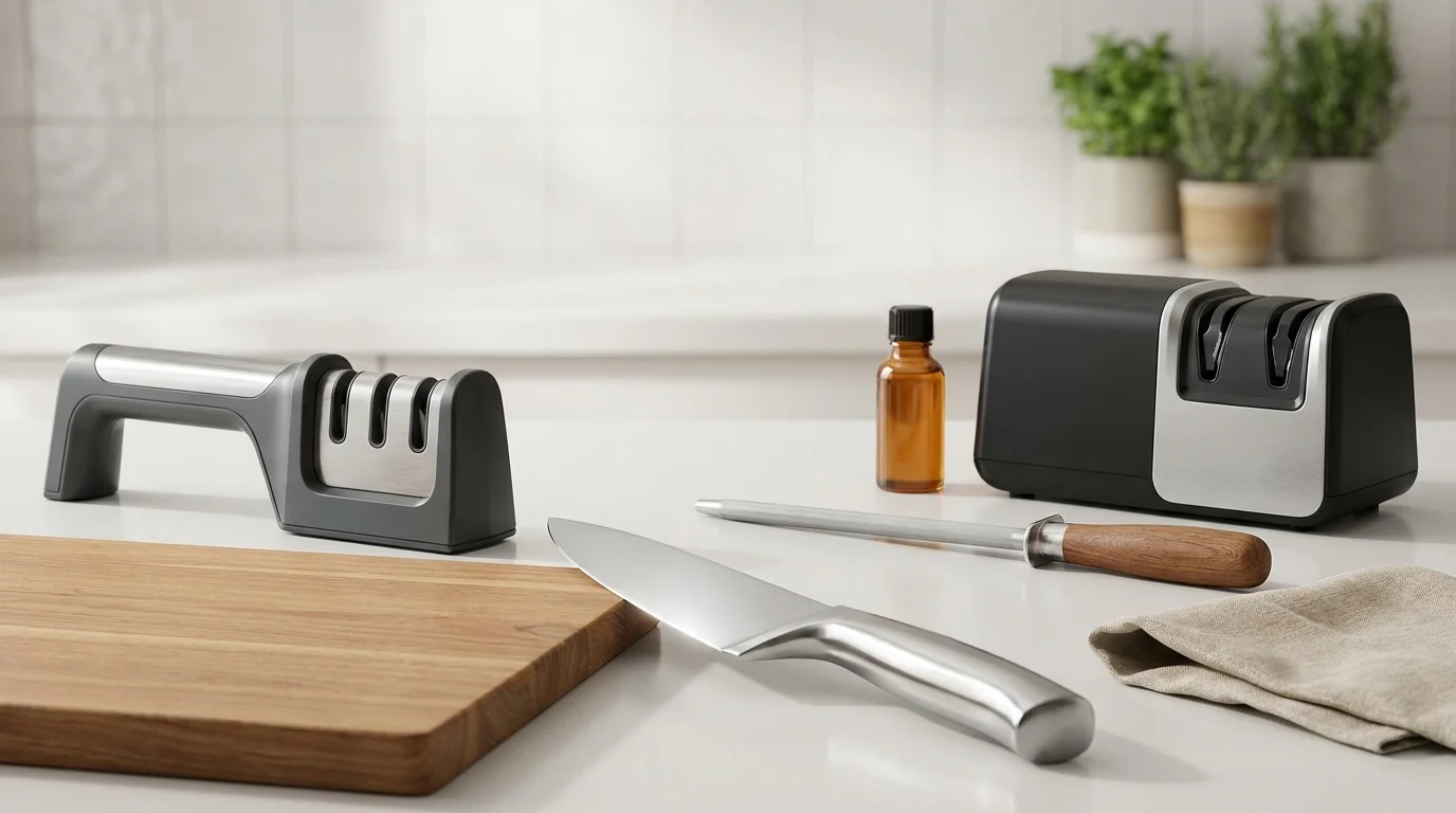 Meilleur Aiguiseur de Couteau : Manuel et Électrique Comparés